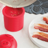 Silicone Pig Bacon Grease Container with Strainer, Heat-Resistant Grease Keeper for Filtering & Storing Bacon Fat, Cute Piggy Design Cooking Oil