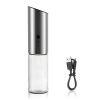 Electric Salt Pepper Grinder USB Rechargeable Pepper Mill Adjustable Coarseness Automatic Spice Milling Machine Kitchen Tool - China - Clear