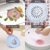 Bathroom Hair Sink Filter Floor Drain Strainer Water Hair Stopper Bath Catcher Shower Cover Clog Kitchen Sink Anti-blocking - Pink