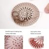 Bathroom Hair Sink Filter Floor Drain Strainer Water Hair Stopper Bath Catcher Shower Cover Clog Kitchen Sink Anti-blocking - Pink