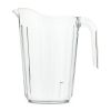 4 Pack 60-Ounce Clear Plastic Stackable Pitcher, by Way To Celebrate - 4 Pack