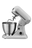 Geek Chef 4.8QT Electric Stand Mixer, 12 Speeds Tilt-head with Dough Hook, Whisk, Beater, Bowl, Rotary Knob, Home Kitchen Use, Gray - GSM45G