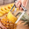 1pc Stainless Steel Pineapple Meat Extractor, Pineapple Knife, Pineapple Core Peeler For Home, Restaurant, Kitchen Utensils, 7.87"×3.94"×3.94" - 1PC
