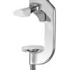 Manual Meat Grinder, 304 Stainless Steel Hand Meat Grinder with Steel Table Clamp, Meat Mincer Sausage Maker with 1 Cutting Blade, 2 Cutting