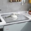 XXL cooked meat baking tray, double-sided cutting board, stainless steel rolling plate, breakfast tray, suitable for fruits, vegetables, meats,