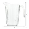 4 Pack 60-Ounce Clear Plastic Stackable Pitcher, by Way To Celebrate - 4 Pack