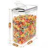 Cereal Container, Food Storage Containers with Lids Airtight Plastic Cereal Keeper Dispenser for Kitchen Pantry, 135 fl oz - 1 Pack