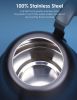 Tea Kettle with Thermometer Stovetop Gooseneck Kettle 28oz 0.8L Pour Over Coffee Pot, Matte Black Camping Home Kitchen Water Boiler, 1Pack - Matte