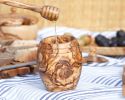 Mediterranean Olive Wood Ultimate Kitchen Collection - 25-Piece Luxury Handcrafted Cooking, Dining and Serving Accessories Set for Home and