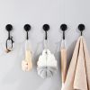 4/8/10pcs Magnetic Hook Powerful Heavy Duty Neodymium Magnet Hook Home Refrigerator Grill Kitchen Key Holder Black Multi-Purpose - 8PCS Black -