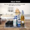 1 Set 3/4/5 Rows Soda Can Dispenser, Refrigerator Bottle Can Organizer, Self-Pushing Soda Can Dispenser Holds Up To 12 Cans, Beverage Storage For