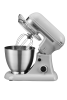 Geek Chef 4.8QT Electric Stand Mixer, 12 Speeds Tilt-head with Dough Hook, Whisk, Beater, Bowl, Rotary Knob, Home Kitchen Use, Gray - GSM45G