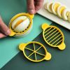 1pc 3 In 1 Egg Slicer, Multi-functional Egg Cutter, Kitchen Creative Tools - Yellow
