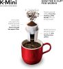 Single Serve K-Cup Pod Coffee Maker, 6 to 12oz Brew size, with Cord Storage,Dusty Rose - Portable