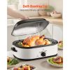 Roaster Oven, 18QT Electric Roaster Oven, 150-450 F Adjustable Temp Electric Roasting Pan, Multifunctional Electric Roaster Oven with Self-Basting