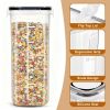 Cereal Container, Food Storage Containers with Lids Airtight Plastic Cereal Keeper Dispenser for Kitchen Pantry, 135 fl oz - 1 Pack
