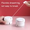Durable Manual Garlic Mincer, Hand Held Pull Food Chopper - White