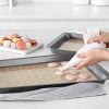2-pack of non-stick silicone baking mats with macaron cookie template for easy and reliable baking - 2pcs