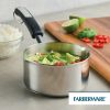 Brilliance 1 Quart Saucepan with Pour Spout, Induction Compatible, Metal Utensil and Dishwasher Safe, Stainless Steel - 1 Pack