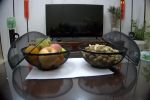 Fruit Basket With Lid - Decorative Fruit Bowl Metal Wire Basket Covered Fruit Bowl Strainer For Fruits Vegetables Fruit Display Stand Keeps Flies