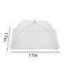 1pc Food Cover, Vegetable Cover, Kitchen Restaurant Meal Umbrella Cover - 17 Inches