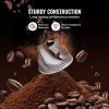 Coffee Maker with Grinder, 8 Cup Programmable Coffee Machine, Grind and Brew Coffee Maker with 24-Hour Timer for Auto Brew, Reusable Filter, for