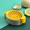 1pc 3 In 1 Egg Slicer, Multi-functional Egg Cutter, Kitchen Creative Tools - Yellow