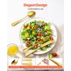 100-Piece Gold Silverware Set, Food-Grade Stainless Steel Flatware Utensils for 20, Mirror Finished Cutlery Set, Dishwasher Safe Eating Tableware