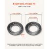 2PCS Grinding Sheets for Electric Grain Mill Grinder, Cast Iron Dry Grinding Discs, Replacement Grinding Plates Compatible with GM-001, GM-002,