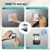 Spray Bottle Hanger, Adhesive Spray Bottle Hook Stainless Steel Spray Bottle Holder Wall Mount Non Drilling for Cabinet, Kitchen or Under Sink