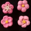 1 Set Cherry Blossom Mooncake Mold Green Bean Pastry Hand Pressed Ice Leather Flower Snack Press Mold Embossing Baking 50g Pastry Cookie - 50g