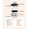 Roaster Oven, 18QT Electric Roaster Oven, 150-450 F Adjustable Temp Electric Roasting Pan, Multifunctional Electric Roaster Oven with Self-Basting