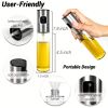 Reusable Glass Oil Sprayer - 100ml/3.5oz - Rose Golden