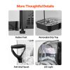 Slushie Machine, 6L/1.6Gal Commercial Slushy Maker, Frozen Drink Maker with Self-Cleaning, Margarita Machine for Restaurants Bars Party for