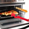 1pc Silicone Oven Rack Push Pull Tool With Longer Handle Ideal For Kitchen Oven, Toaster Oven, Air Fryer, Convection Oven And Small Kitchen