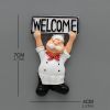 6pcs, Cute Cartoon Chef Refrigerator Magnets - 3D Magnetic Stickers for Kitchen Decoration and Home Decor - 6pcs