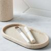 (3 pack)Faux Stone Accessory Tray - Off-White