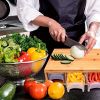 Bamboo Cutting Board with Food Containers, Wooden Chopping Board with Storage Trays, Cheese Grater and Juice Groove for Meat, Vegetables and