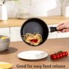 2 qt Non-Stick Aluminum Saucepan, Black - Black