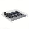 1 Set 3/4/5 Rows Soda Can Dispenser, Refrigerator Bottle Can Organizer, Self-Pushing Soda Can Dispenser Holds Up To 12 Cans, Beverage Storage For
