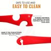 1pc Silicone Oven Rack Push Pull Tool With Longer Handle Ideal For Kitchen Oven, Toaster Oven, Air Fryer, Convection Oven And Small Kitchen