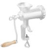 Manual Meat Grinder, Heavy Duty Cast Iron Hand Meat Grinder with Steel Table Clamp, Meat Mincer Sausage Maker with 1 Cutting Blade, 2 Cutting