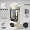 8 in 1 Automatic Nut Milk Maker Machine,35oz Multi-Functional Soy Milk Maker with 10 Blades, Plant-Based, Oat, Almond, Dairy Free Beverages with