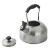 1.8-Liter Whistle Tea Kettle, Induction Compatible, Stainless Steel, Silver - 1 Pack