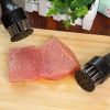 1pc 304 Stainless Steel Meat Tenderizer, 24 Steel Needles To Loosen Meat Artifact, Tender Meat And Break Tendons - black