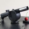 BBQ Fan Air Blower Fast Fire Starter Portable Mini Manual Hand Crank for Outdoor Picnic Camping Cooking Barbecue Charcoal Grills Stove Accessories