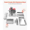 Commercial Automatic Donuts Machine, 6 Rows Donuts Making Equipment, 360 pcs/hour Electric High Power Doughnut Maker, Stainless Steel Frying Auto