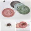 Bathroom Hair Sink Filter Floor Drain Strainer Water Hair Stopper Bath Catcher Shower Cover Clog Kitchen Sink Anti-blocking - Pink
