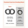 2PCS Grinding Sheets for Electric Grain Mill Grinder, Cast Iron Dry Grinding Discs, Replacement Grinding Plates Compatible with GM-001, GM-002,