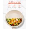 Frying Pan Skillet, Aluminum Egg Fry Pans, 3 Piece (8, 9.5, 11 in), Nonstick Ceramic Heavy-Duty Skillets with Heat-Resistant Handle, Chef's Kitchen